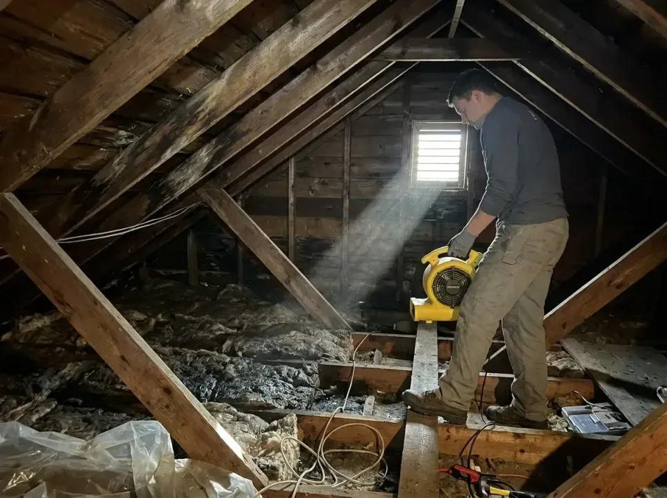 attic-water-damage-drying-proc-007 — frequently asked questions, Emergency Water Extraction & 24/7 Flood Response in Murfree…